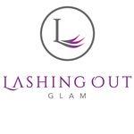 Lashing Out Glam logo