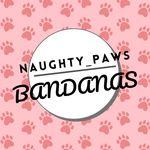 Naughty Paws Bandanas logo